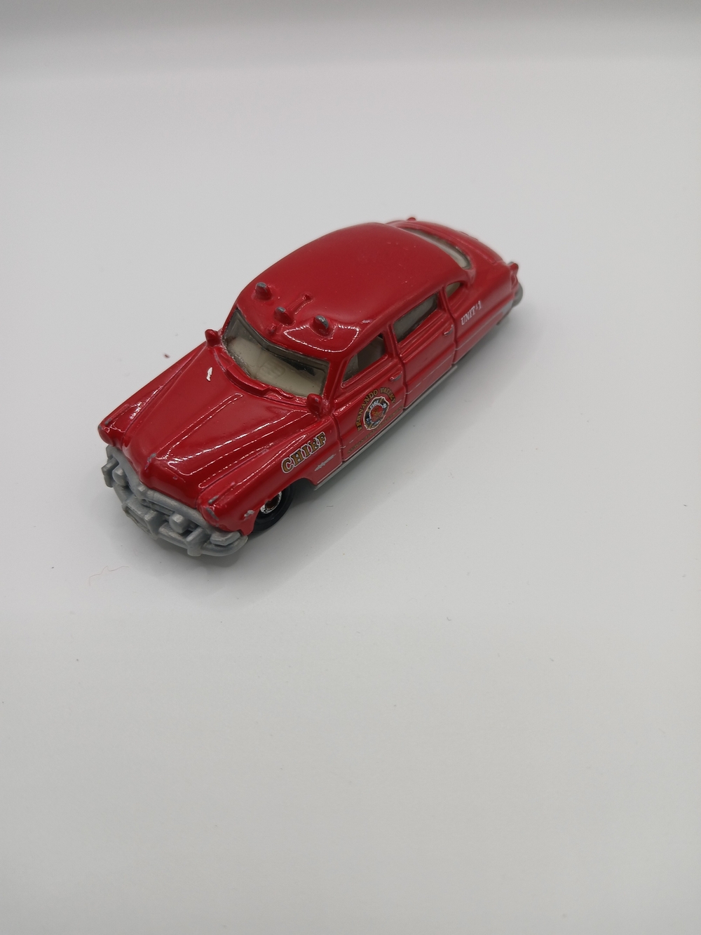 Matchbox‎ 2016 MBX Rescue '51 Hudson Hornet Red Fire Chief-Loose